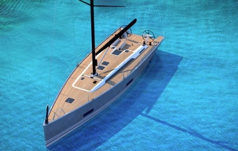 ELEGANT: Solaris 47 har linjer fra en regattabåt, men komforten fra en turseiler.