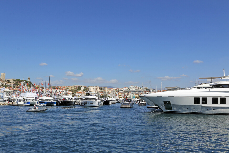 STØRST: Cannes Yachting Festival er den største og viktigste flytende båtutstillingen i Europa.