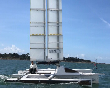 VINGMAST: Oceanwings er utviklet av VPLP, og er snart å se i full størrelse. VINGMAST: Oceanwings er utviklet av VPLP, og er snart å se i full størrelse.