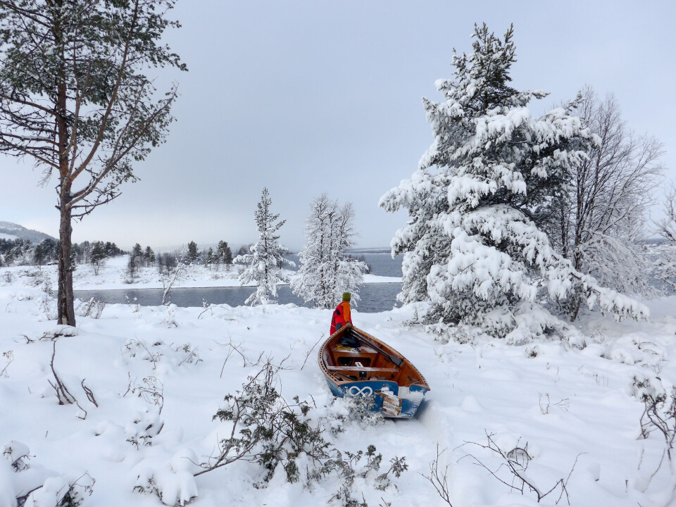 ÅPENT VANN: Dype oppdemmede vann er ofte isfrie.Tisleifjorden på Golsfjellet er et av dem. ÅPENT VANN: Dype oppdemmede vann er ofte isfrie.Tisleifjorden på Golsfjellet er et av dem.