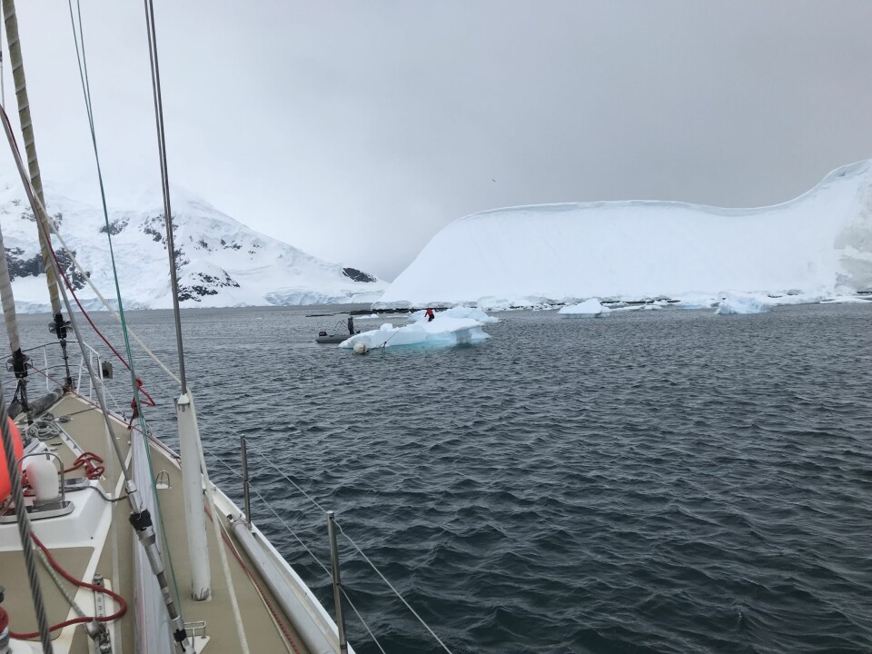 IS: Isfjell er både vakre og stressende for seilere som setter kursen helt sør på kloden.