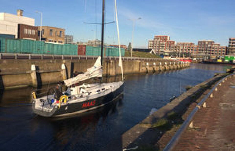 PÅ VEI: «Clockaid» seiler mot Norge i slutten av mai for å delta i Færdern.