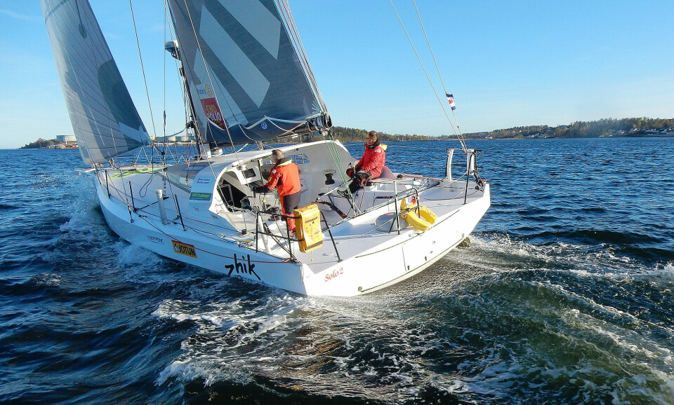 RASK: «Solo2» kan bli første båt til Færder om vindprognosen slår til.