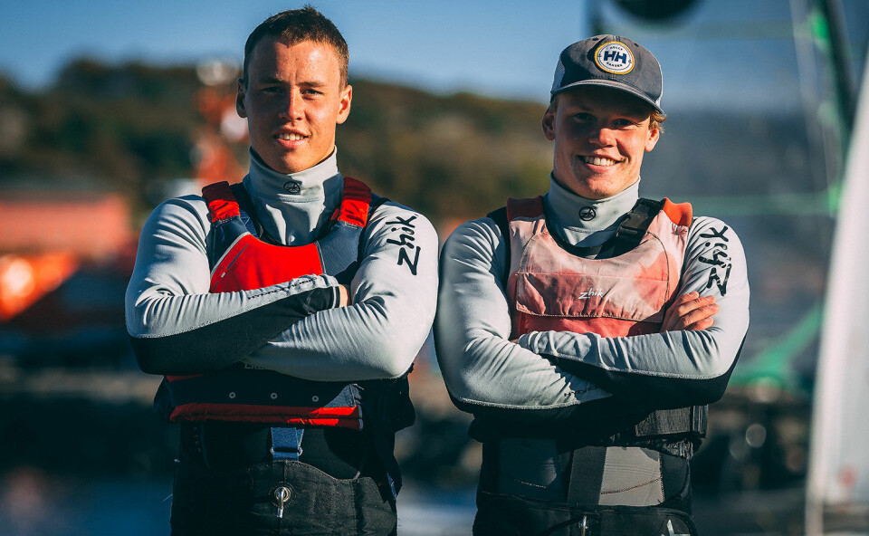 MALLORCA: Første sjanse til å vise hva vinteren trening har resultert i, får Mads og Tomas Mathisen under regattaen på Mallorca i begynnelsen av april.