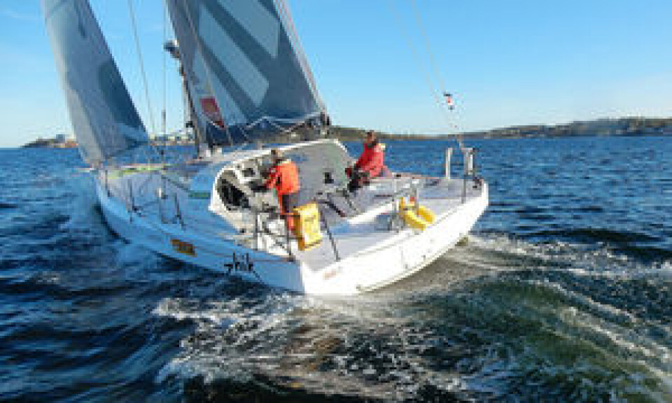 RASK: «Solo2» kan bli første båt til Færder om vindprognosen slår til.