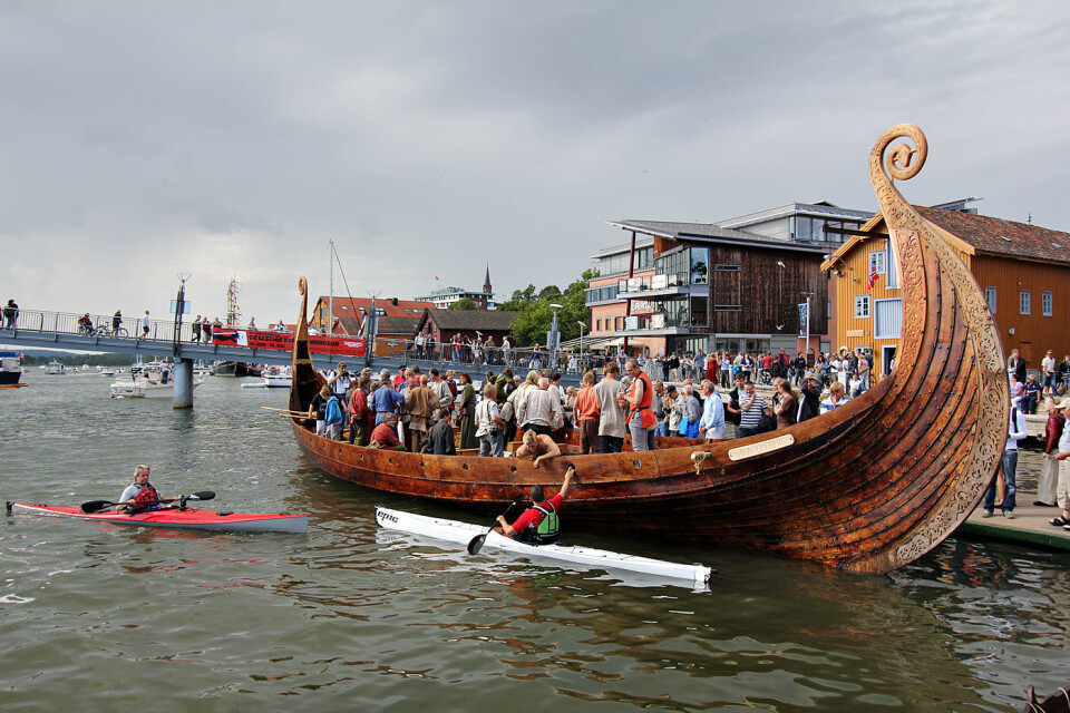 TIL TØNSBERG? Nå er det ikke bare sjøsetting av Osebergskipet som kan samle mange mennesker i havnen i Tønsberg. Mye tyder på at den vil bli fylt opp av Færder-deltagere til neste år.