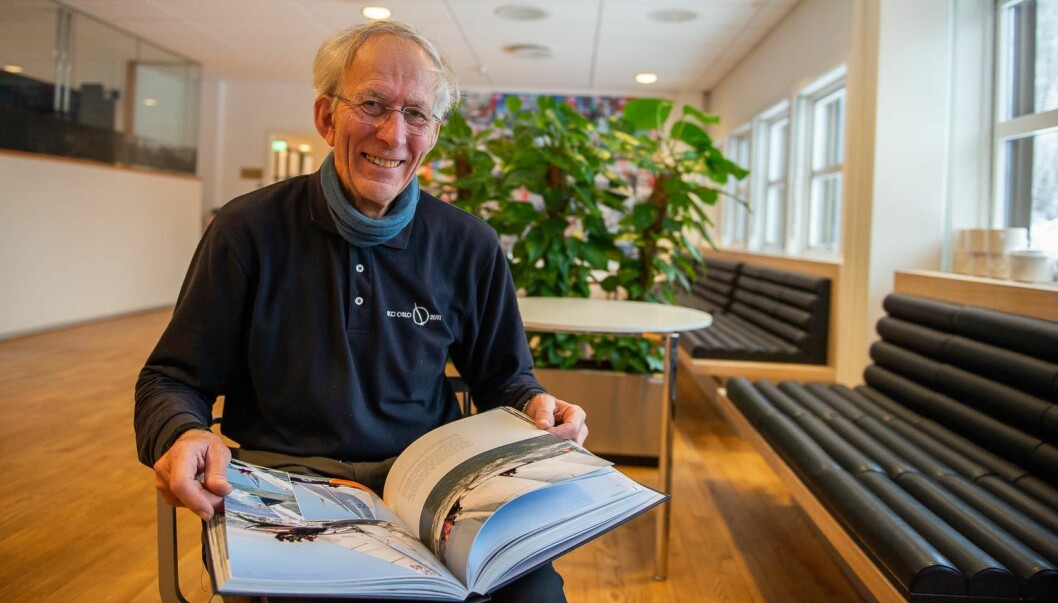 MEDARBEIDER: Morten Heldal Haugerud har vært med på å lage den gedigne jubileumsboken om Knarr-klassen.