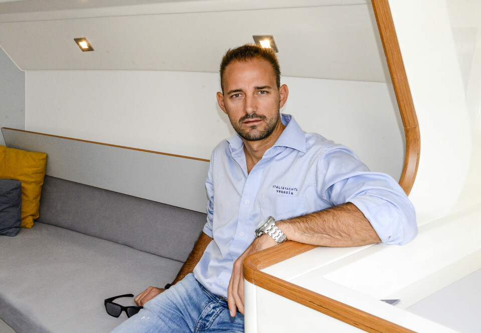 DESIGNER: Matteo Polli er blitt sjefsdesigner for Italia Yachts, og står bak flere båter som har vunnet VM i ORCi.