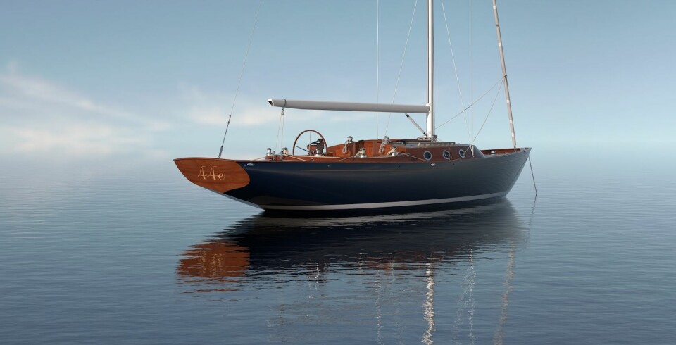 KLASSISK: Spirit Yacht bygger kundetilpassete båter i tre. 44-foteren blir en av de minste de har bygget.