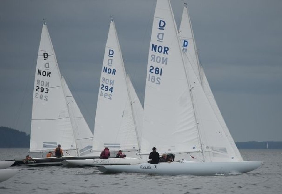 DRAKE: NOR 281 med Steinar Basberg somn skipper tok seieren i Drake.