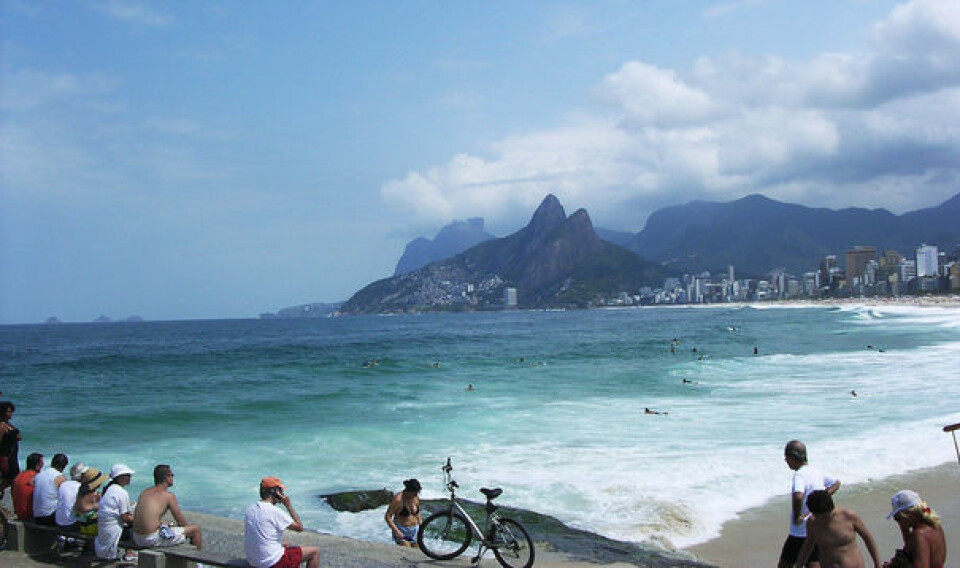 IPANEMA: Forhåpentlig blir kvaliteten på vannet bra i Rio de Janeiro når OL-deltagerne rykker inn.