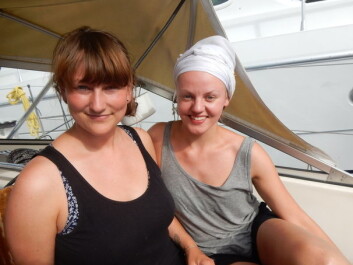 PÅ VEI: Emilie Ørn Kreyberg og Elise Pernille Gryt la ut fra Oslo 2. juli. PÅ VEI: Emilie Ørn Kreyberg og Elise Pernille Gryt la ut fra Oslo 2. juli.