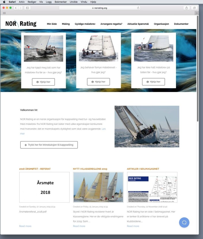 NY NETTSIDE: NOR Rating har oppdatert og modernisert sitt system. NY NETTSIDE: NOR Rating har oppdatert og modernisert sitt system.