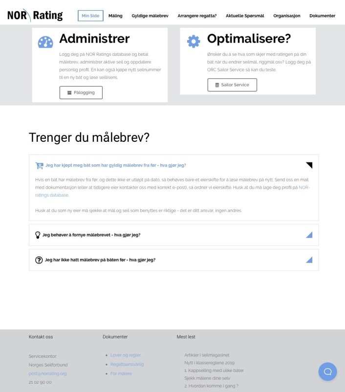 MIN SIDE: På Min Side løser du eller endrer målebrevet ditt. MIN SIDE: På Min Side løser du eller endrer målebrevet ditt.