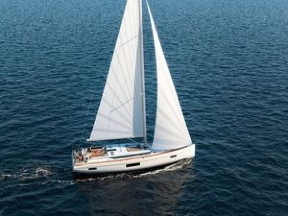 SPORTY: Bavaria C57 får et seilareal på 136,5 kvadratmeter. Fokka blir selvskjøtende.
