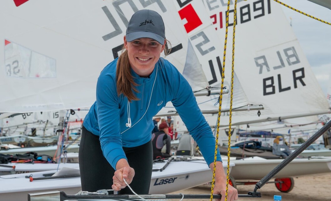 NUMMER 2: Caroline Rosmo ligger på en oppsiktsvekkende 2. plass etter 1. dag i Hyères. NUMMER 2: Caroline Rosmo ligger på en oppsiktsvekkende 2. plass etter 1. dag i Hyères.