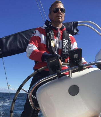 TURSEILER: Are Hauger har lang fartstid i Skagen Race. TURSEILER: Are Hauger har lang fartstid i Skagen Race.