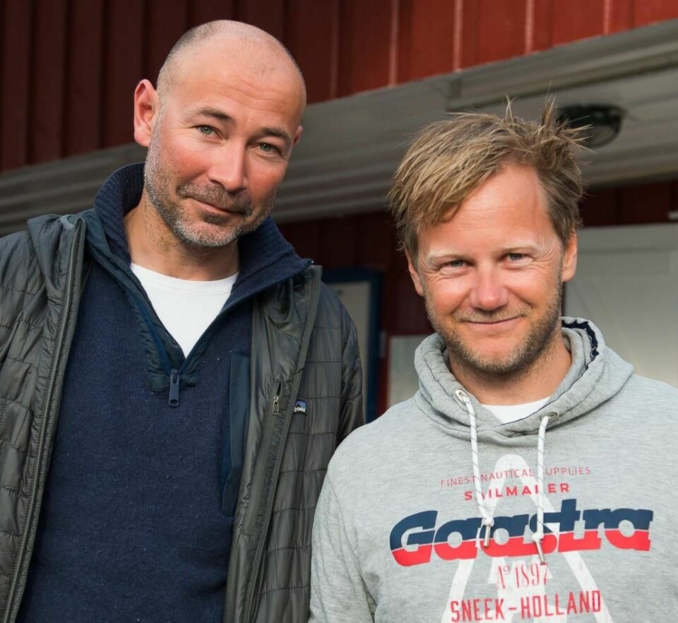 KLARE: Sigmund Andre Hertzberg (t.h) og Tim Sandberg er spente på Skagen Race.