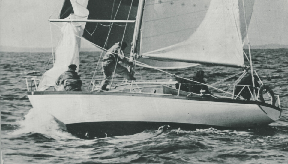 HALVTONNER: «Skawbelle» seilte godt i mye vind i Skagerrak, men i Østersjøens brakkvann gikk det tråere.