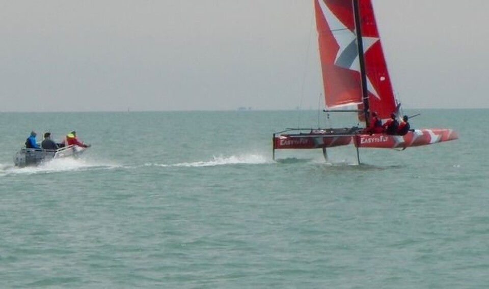 FOILER: Easy to Fly skal gjøre foiling med tilgjenglig. Ideen er å skape en klasse mellom Phantom 18 og GC 32.