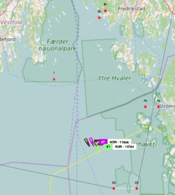 TRACKING: Båtene ligger vest av Koster kl 16:00. TRACKING: Båtene ligger vest av Koster kl 16:00.