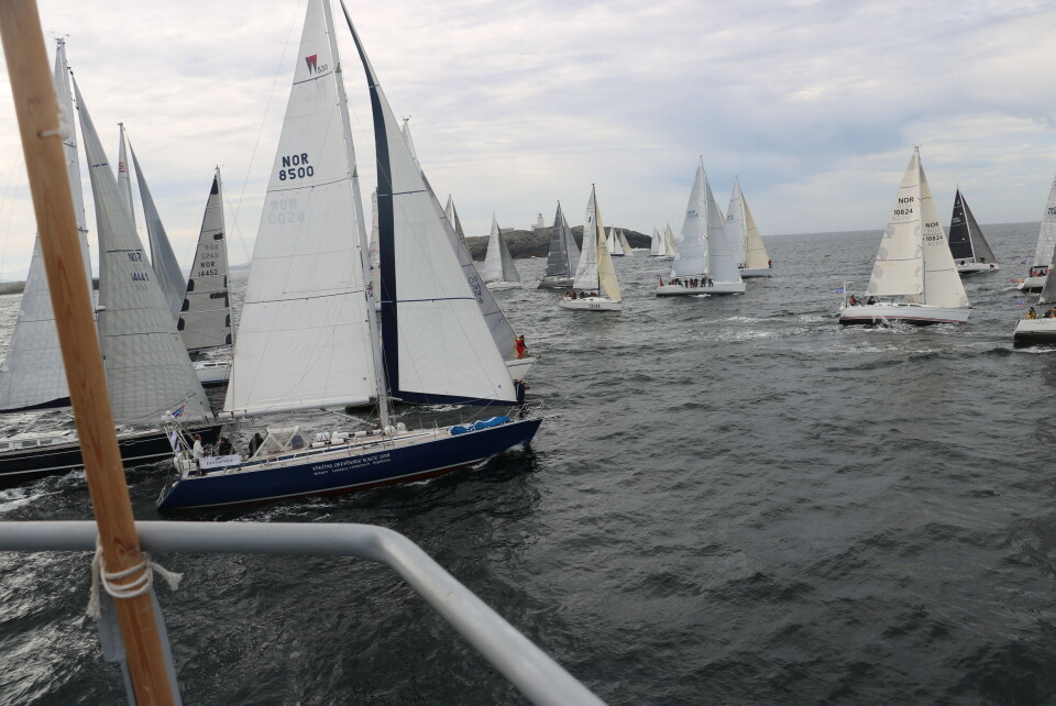 START: Bilde fra Pantaenius Shetland Race i 2018.