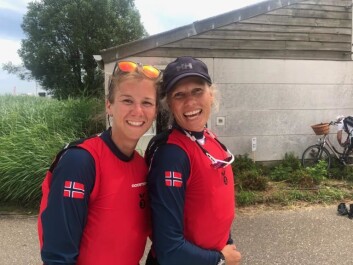 Anette Melsom Myhre og Anna-Sofia Gregersson, sølv i EM Anette Melsom Myhre og Anna-Sofia Gregersson, sølv i EM