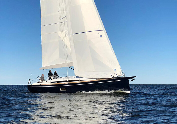 SJØSATT: Swan 48 kom på vannet i slutten av juni. Første båt går til Nederland. SJØSATT: Swan 48 kom på vannet i slutten av juni. Første båt går til Nederland.