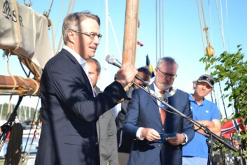 KNS´ formann Karl-Christian Agerup og ordfører Per Kr. Lunden. KNS´ formann Karl-Christian Agerup og ordfører Per Kr. Lunden.