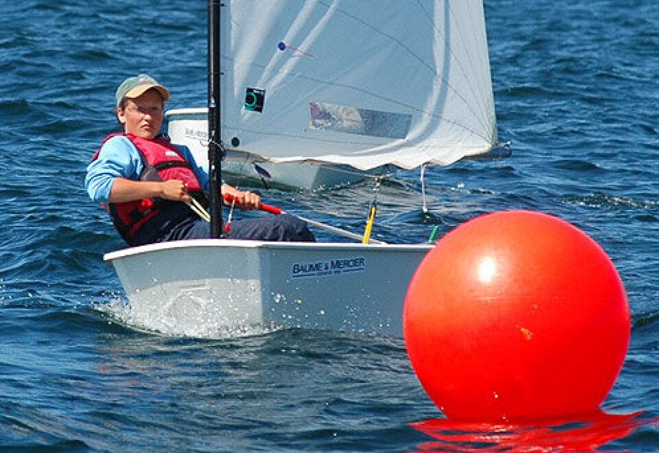 Påskerush for Optimistjollene