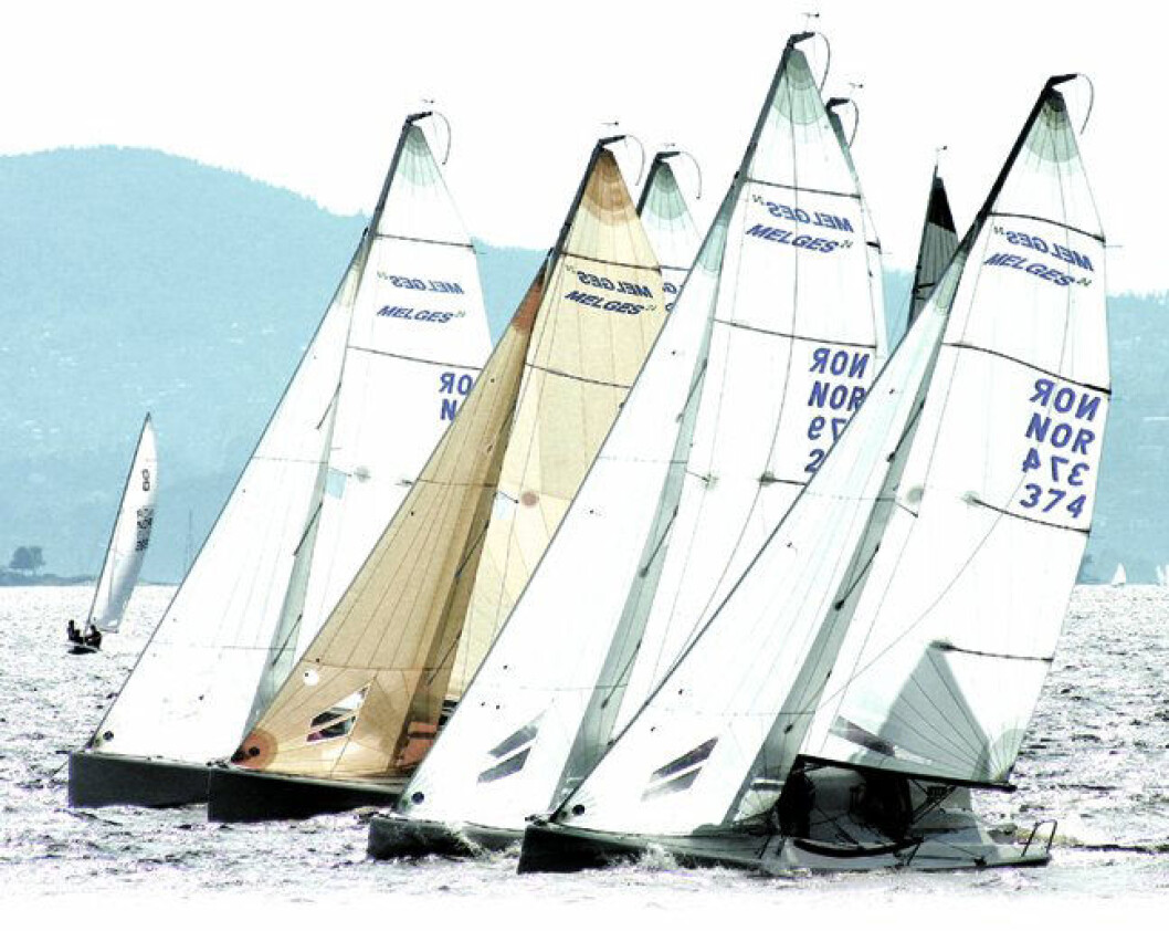 Melges samling på Hankø Melges samling på Hankø