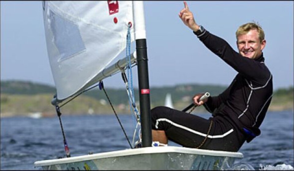 LASER: Peer Moberg tok medalje i OL i Laser-klassen. LASER: Peer Moberg tok medalje i OL i Laser-klassen.