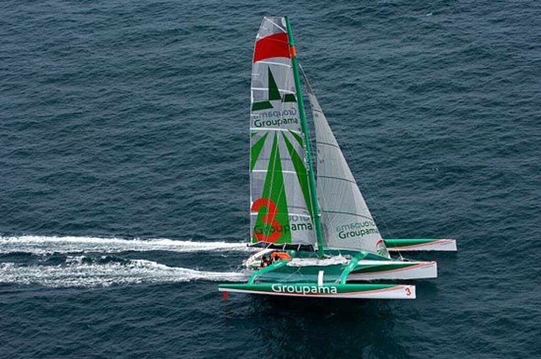 «Groupama 3» knuste verdensrekorden «Groupama 3» knuste verdensrekorden