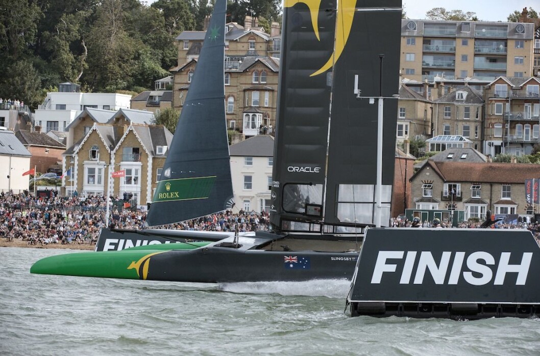 SUVEREN: Australia briljerte under SailGP i Cowes som ble utsolgt på tribunen. SUVEREN: Australia briljerte under SailGP i Cowes som ble utsolgt på tribunen.