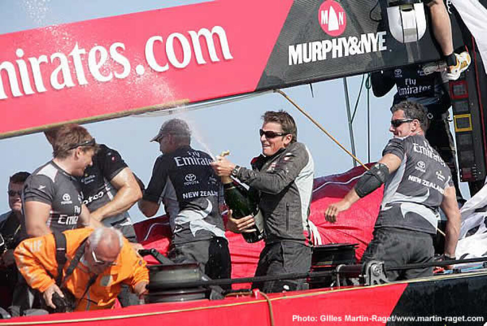 Team New Zealand mot Alinghi i America´s Cup