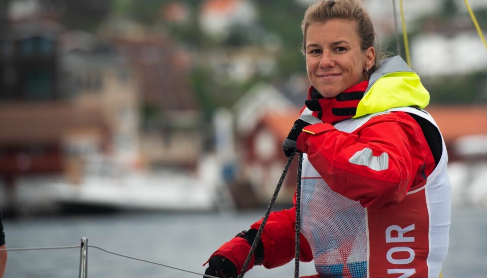 PÅ TOPP: Anette Melsom Myhre leder suverent i konkurransen om å bli Årets shorthanded-seiler.