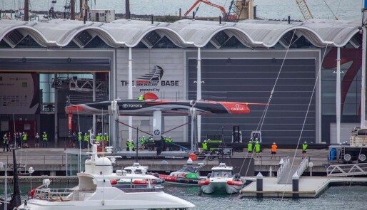 New Zealands America’s Cup-båt klar til sjøsetting