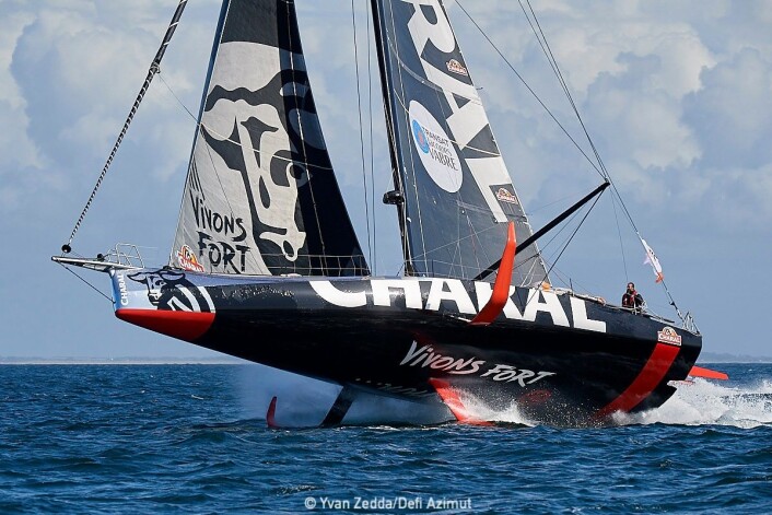 KONKURRENT: «Charal» vant Defi Azure suverent, og var også raskest i Fastnet Race. Båten ble lansert for over ett år siden. KONKURRENT: «Charal» vant Defi Azure suverent, og var også raskest i Fastnet Race. Båten ble lansert for over ett år siden.