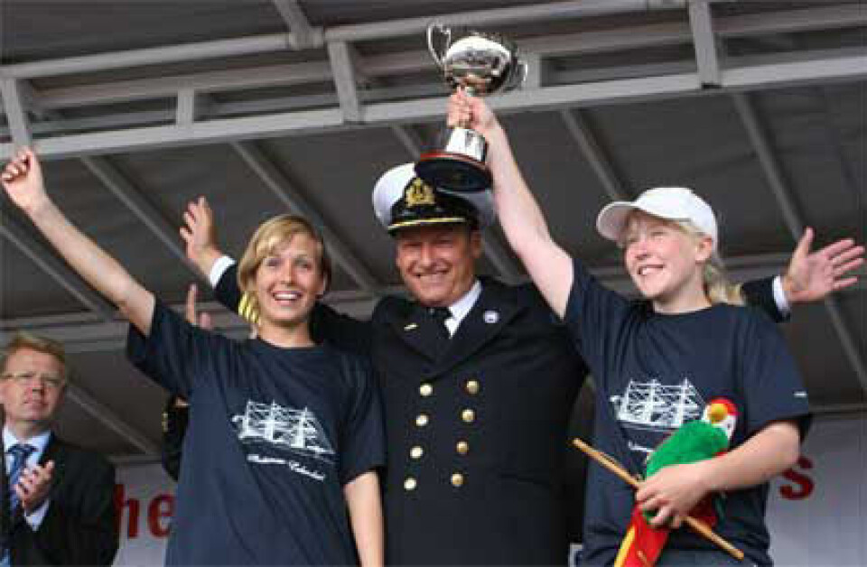 Tredobbelt norsk i Tall Ships Race