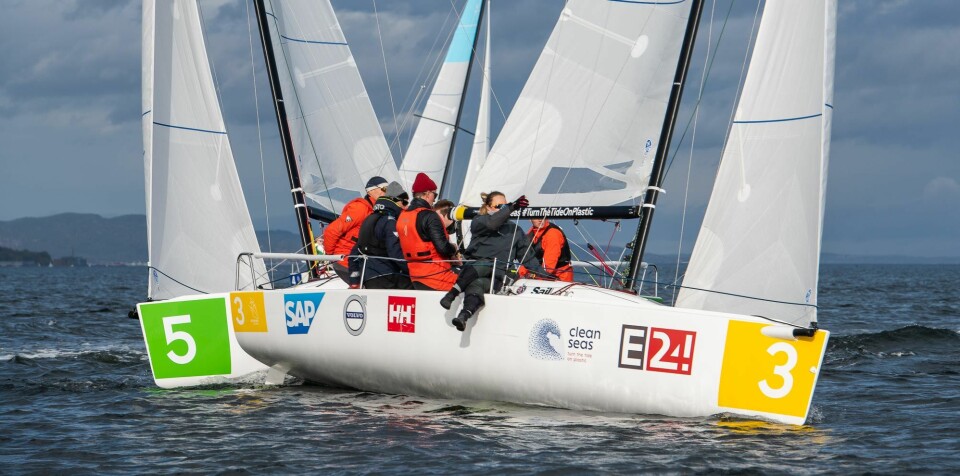 BRONSE: Melges 24-laget seilte inn til 3. plass med Herman Horn Johannessen som skipper.