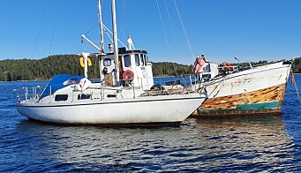 Fjerner båtvrak før vinteren