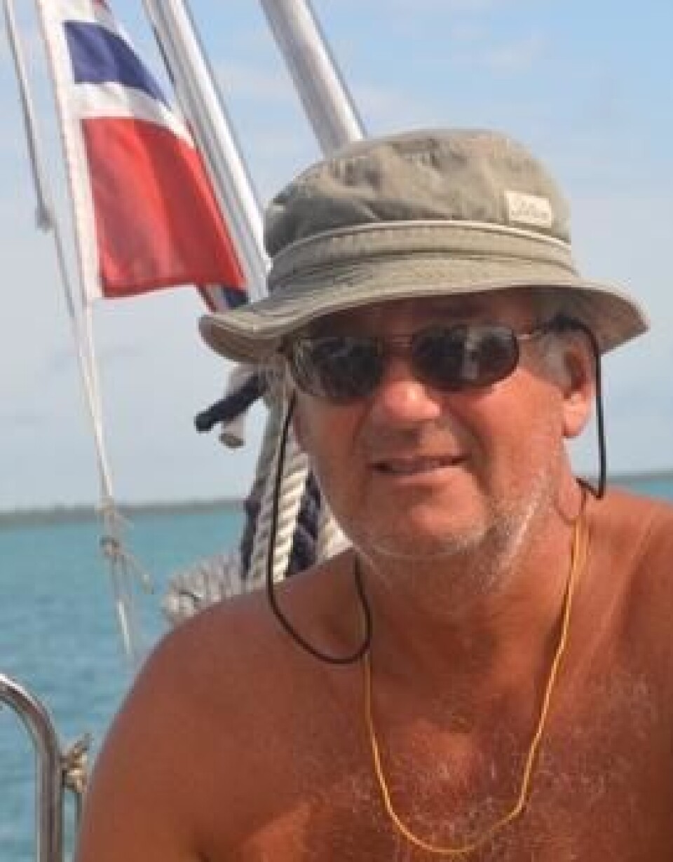 REDDET: Harald Solfjeld seilte solo da båten hans startet å fikk slått inn skrogvinduene, og synke i voldomt vær.