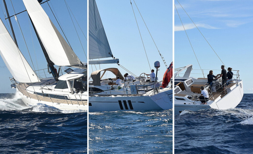 Luksuriøse seilbåter: Amel 60, Oyster 565 eller Grand Soleil 42 LC. Luksuriøse seilbåter: Amel 60, Oyster 565 eller Grand Soleil 42 LC.