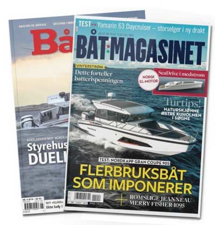 ETT: Båtliv kommer inn under Båtmagasinet. ETT: Båtliv kommer inn under Båtmagasinet.