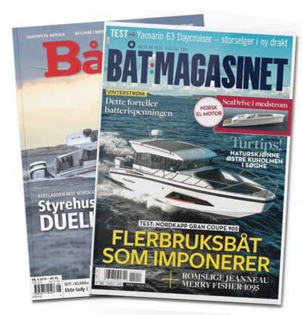 ETT: Båtliv kommer inn under Båtmagasinet.