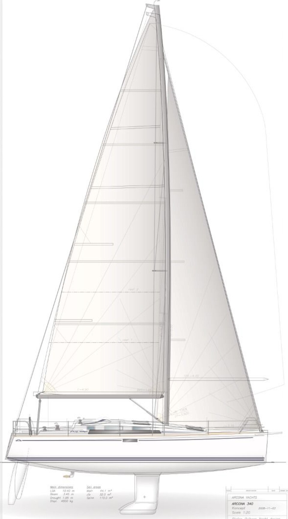 FAMILIELIKHET: Gamle Arcona 340 på ny Arcona 345. Det er mange likheter. FAMILIELIKHET: Gamle Arcona 340 på ny Arcona 345. Det er mange likheter.