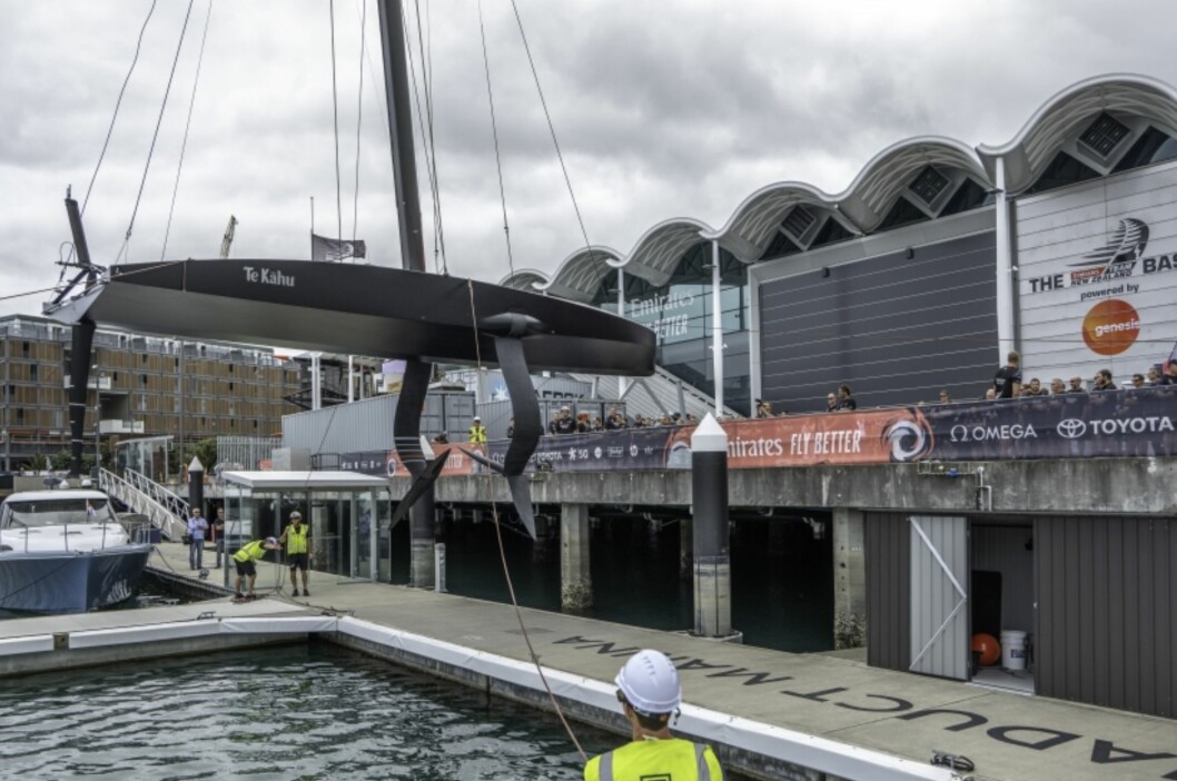 NY: «Te K?hu» blir Emirates Team New Zealand nye treningsbåt. Den er under 40 fot.