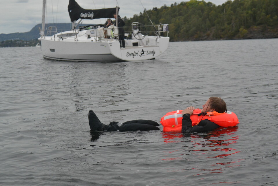 MOB: Testen ble utført i Vestfjorden i Indre Oslofjord i september.