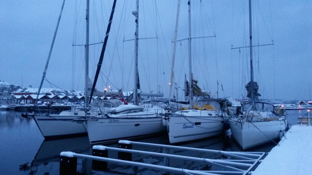 VINTER: Hele 15 båter deltar i årets regatta. VINTER: Hele 15 båter deltar i årets regatta.
