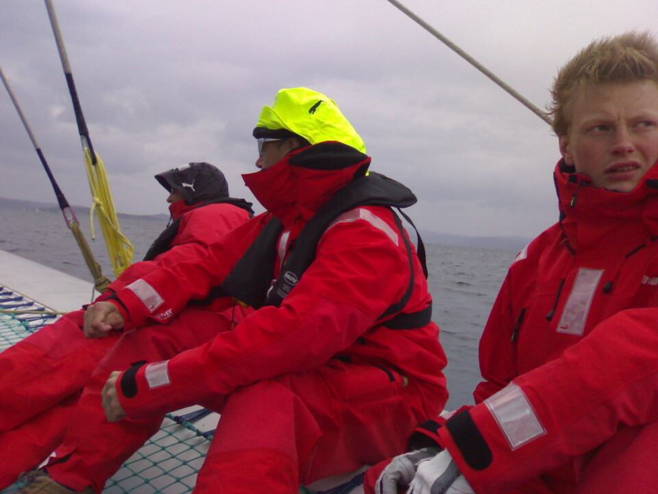 Regn og ti sekundmeter før Drøbaksund